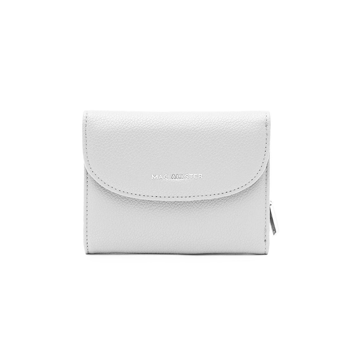 Porte monnaie avec rabat PETITE MAROQUINERIE synthétique BEIGE de face