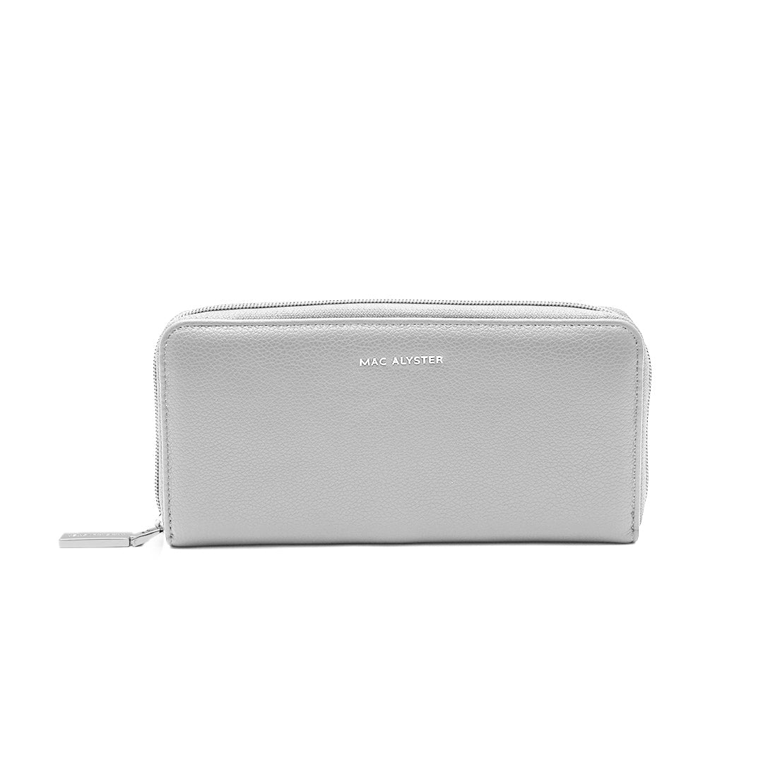 Portefeuille long zippé PETITE MAROQUINERIE synthétique BEIGE de face