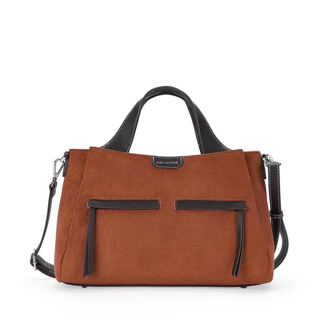Sac porté main et Bandoulière Fauve par Mac Alyster