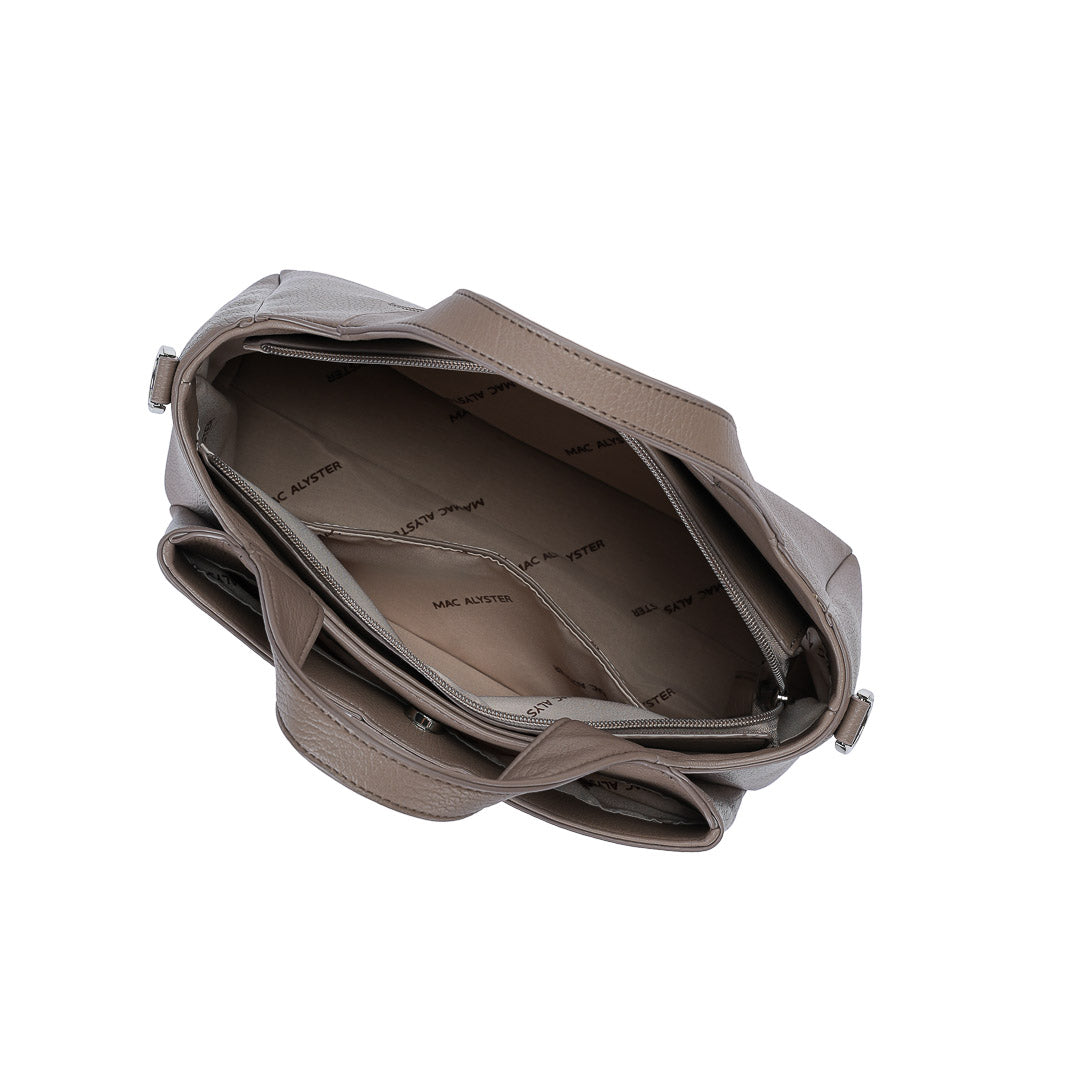 Sac porté main et Bandoulière Fauve par Mac Alyster
