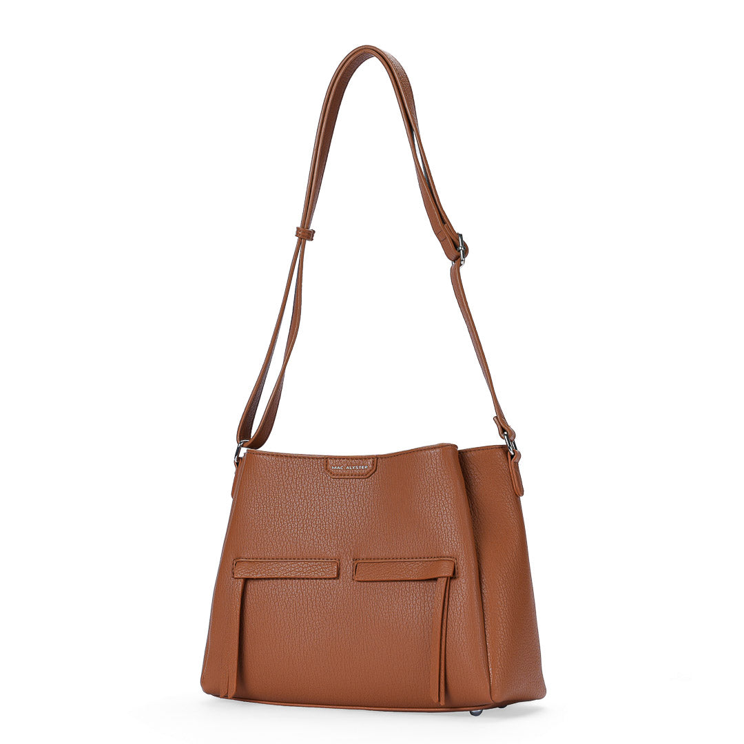 Sac besace et Bandoulière Fauve par Mac Alyster