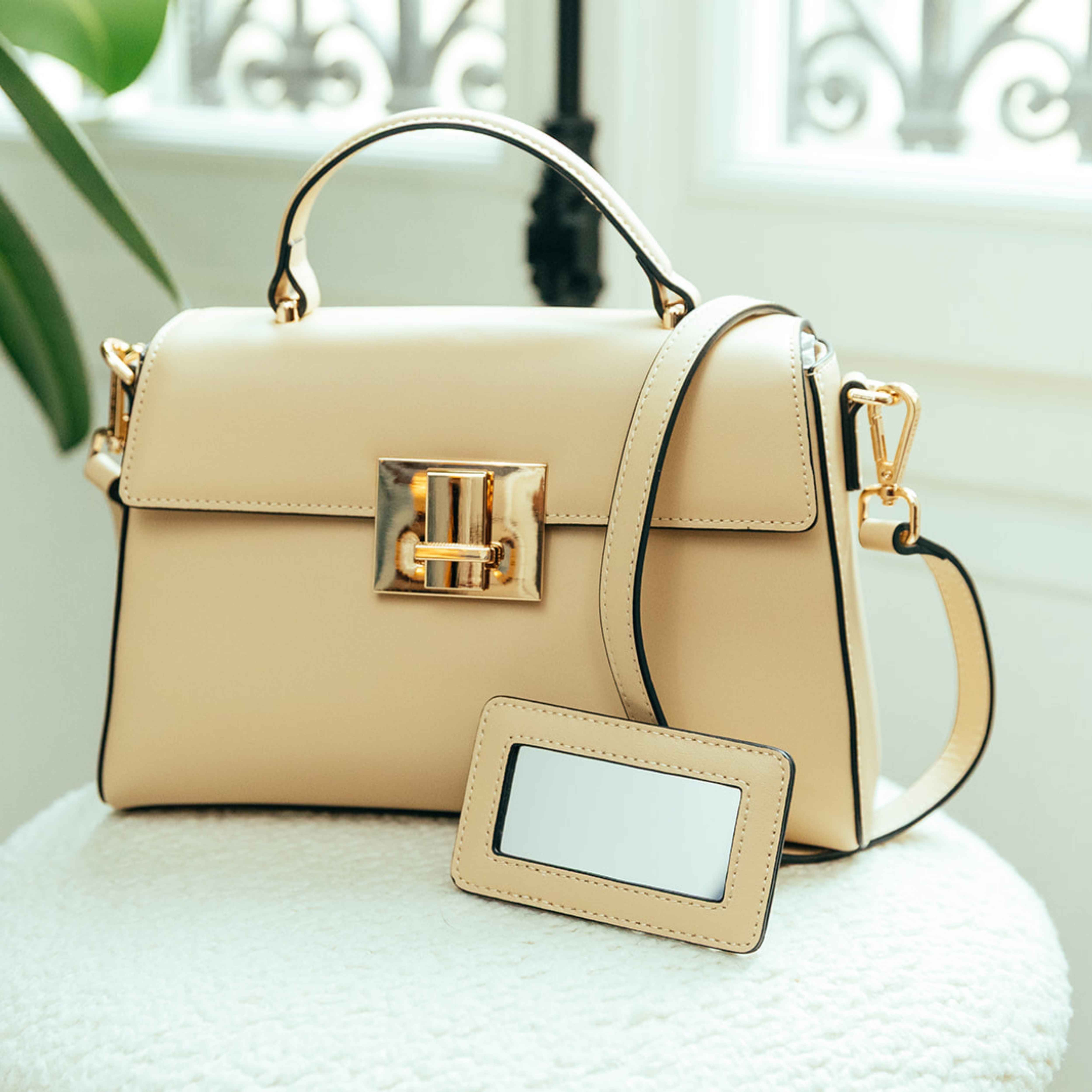 Sac porté main VIRGINIE Nude