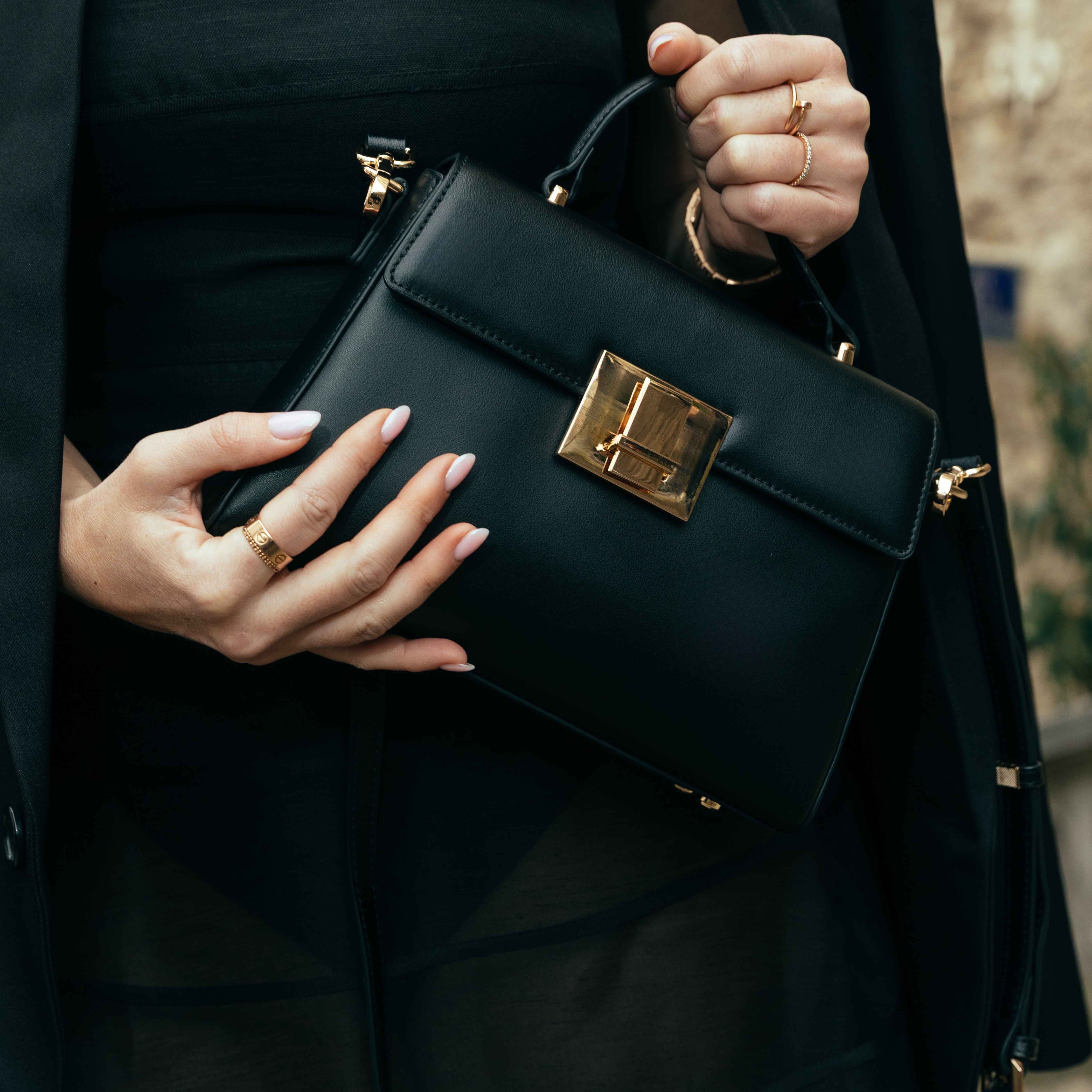 Sac porté main VIRGINIE Noir