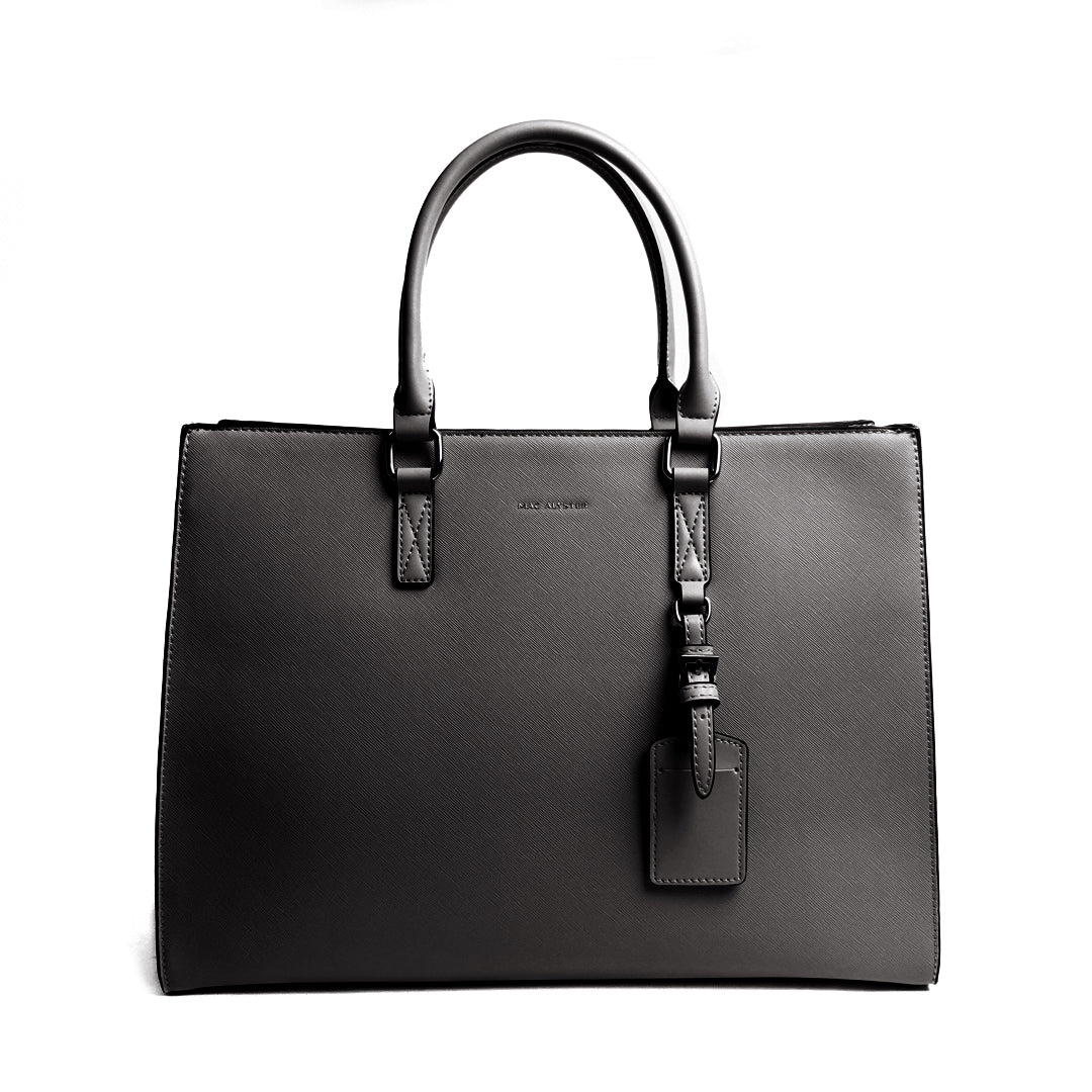 Sac SHOPPING A4-762 en cuir synthétique NOIR de face