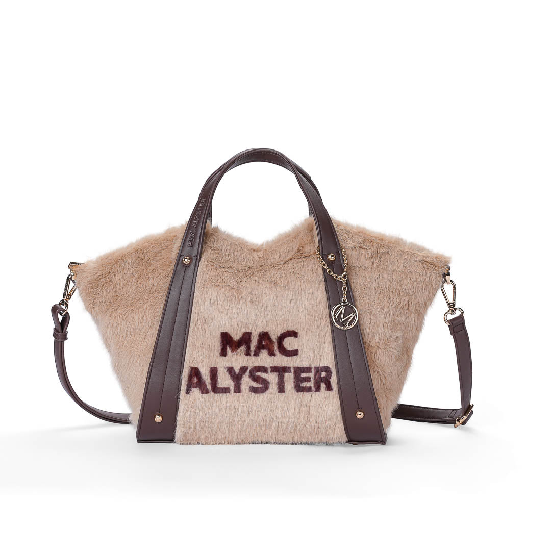 Petit sac cabas et Bandoulière Alys Alpaga par Mac Alyster