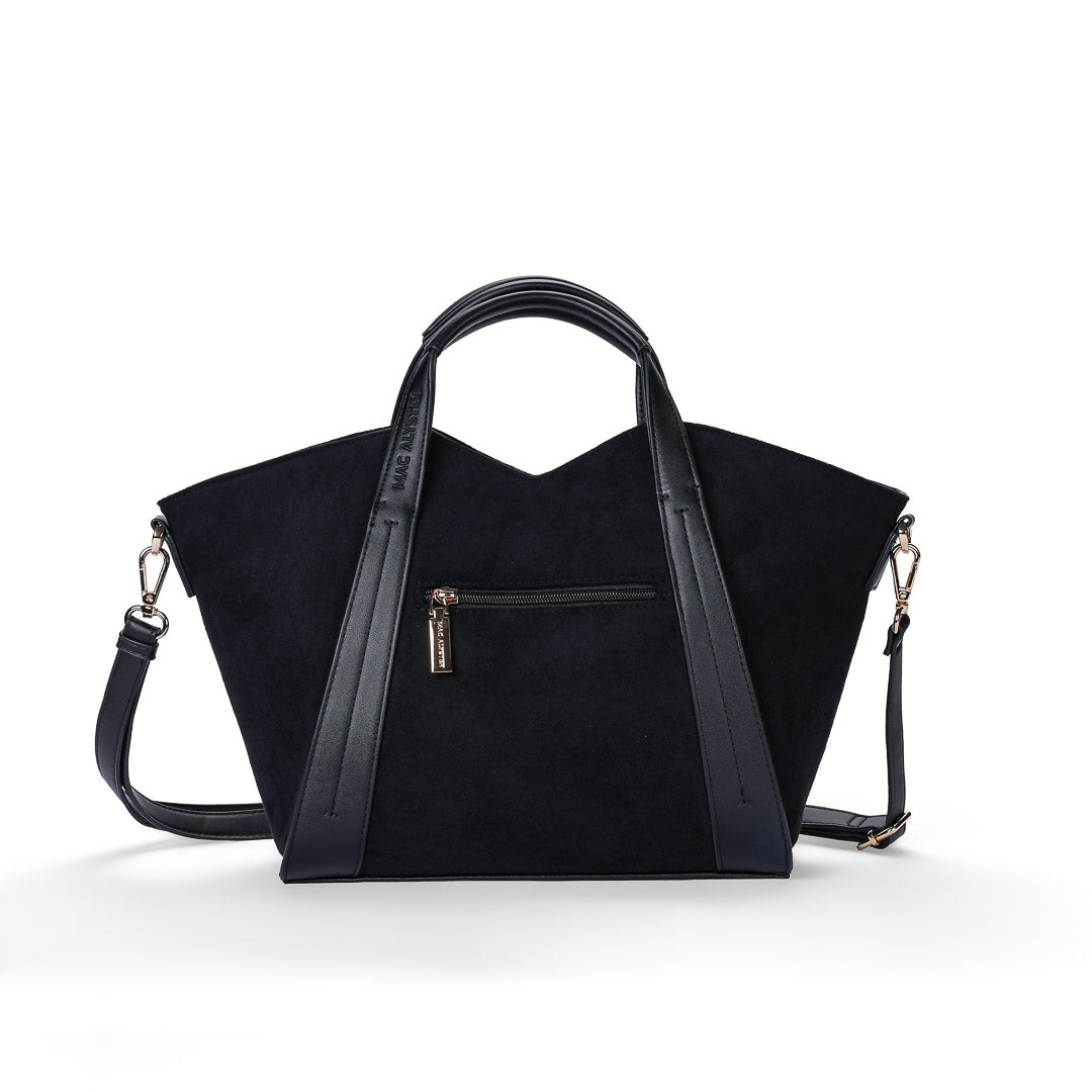 Petit sac cabas et Bandoulière Alys Daim par Mac Alyster