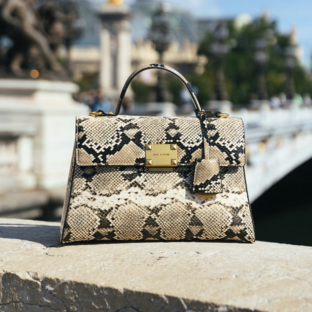 Sac porté main Python MÉLYSSA