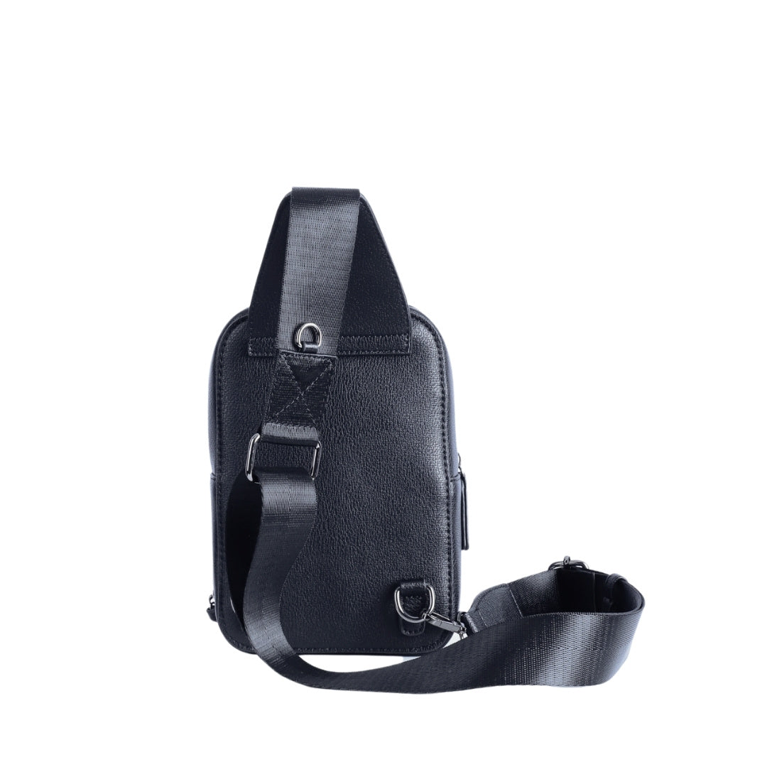 Sac caméra bag HUGO en matière synthétique NOIR de dos