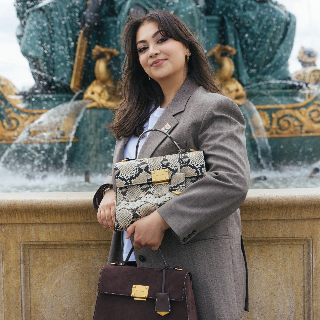 Sac porté main Python MÉLYSSA