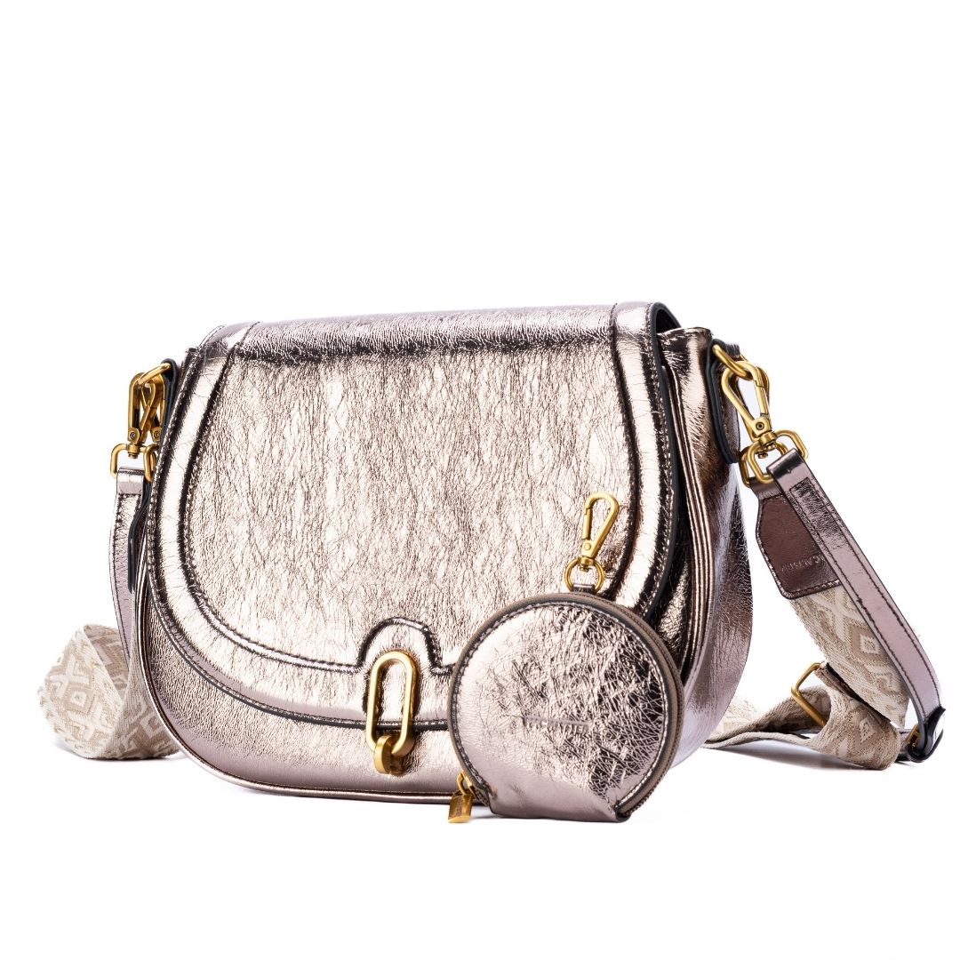 Sac demi-lune à rabat - GIULIA