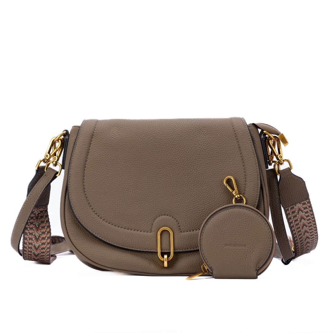 Sac demi-lune à rabat - GIULIA