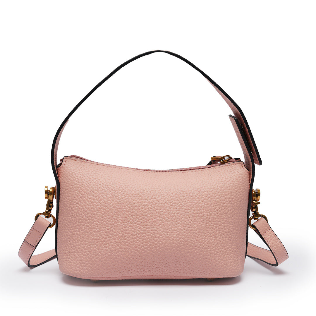 Sac à main CÉLIA pour femme en cuir POUDRE de dos