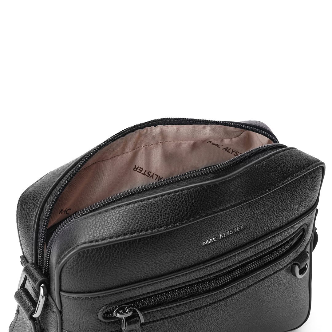 Camera bag HUGO en nylon NOIR de haut