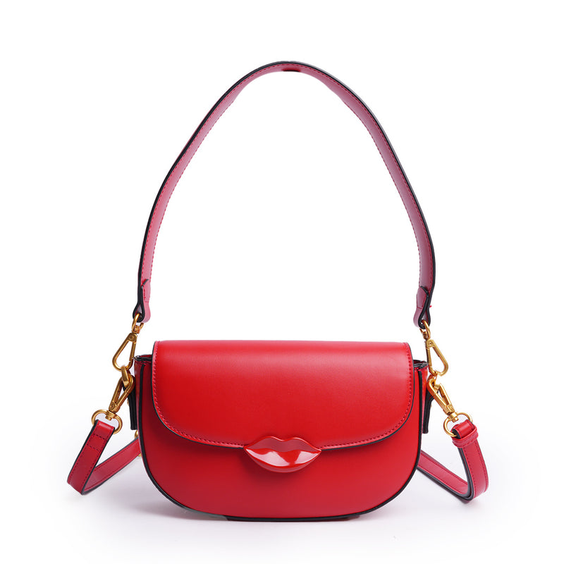 Sac à rabat BISOUS rouge Mac Alyster