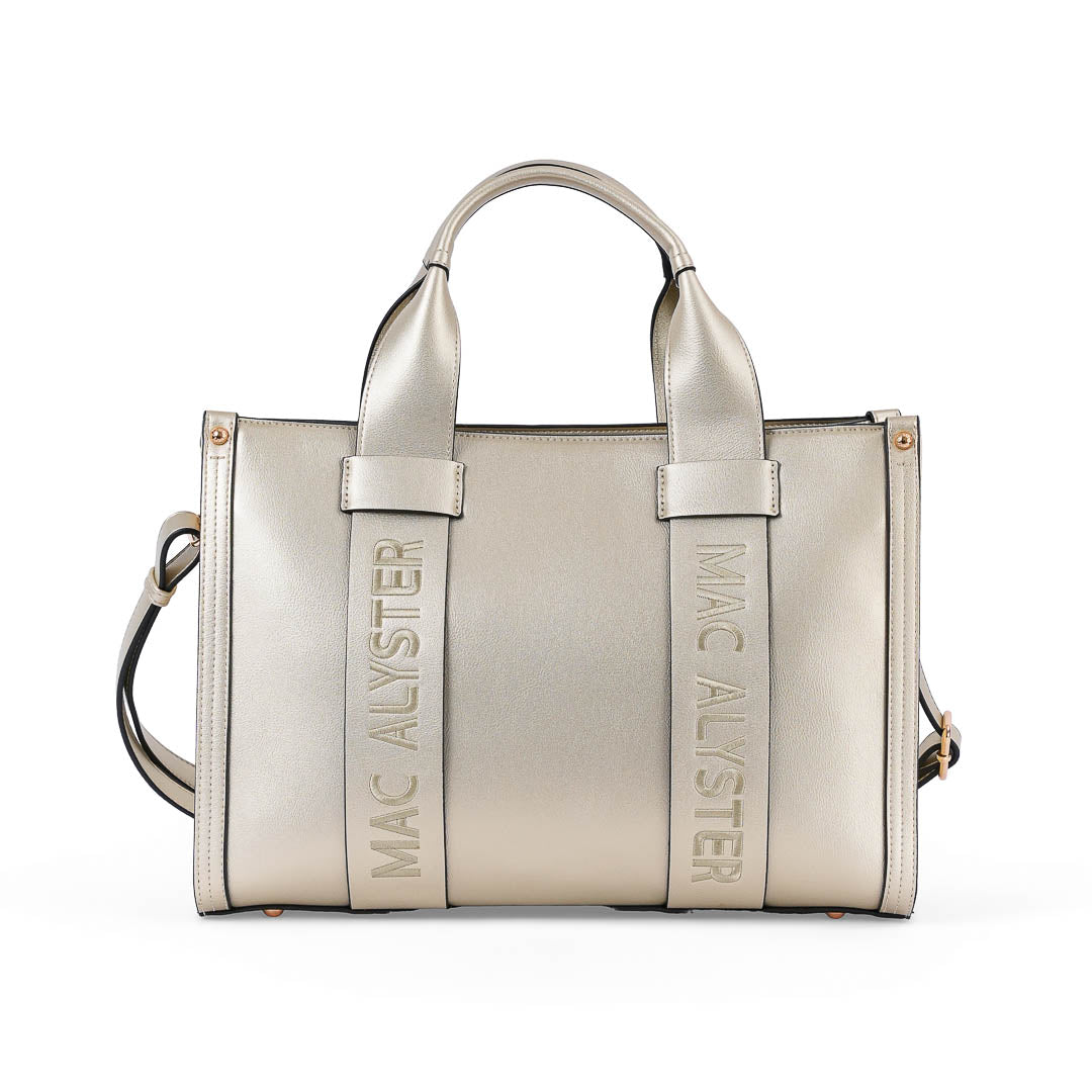 Sac à main Grand Porté Main Basic Clover Mac Alyster Doré