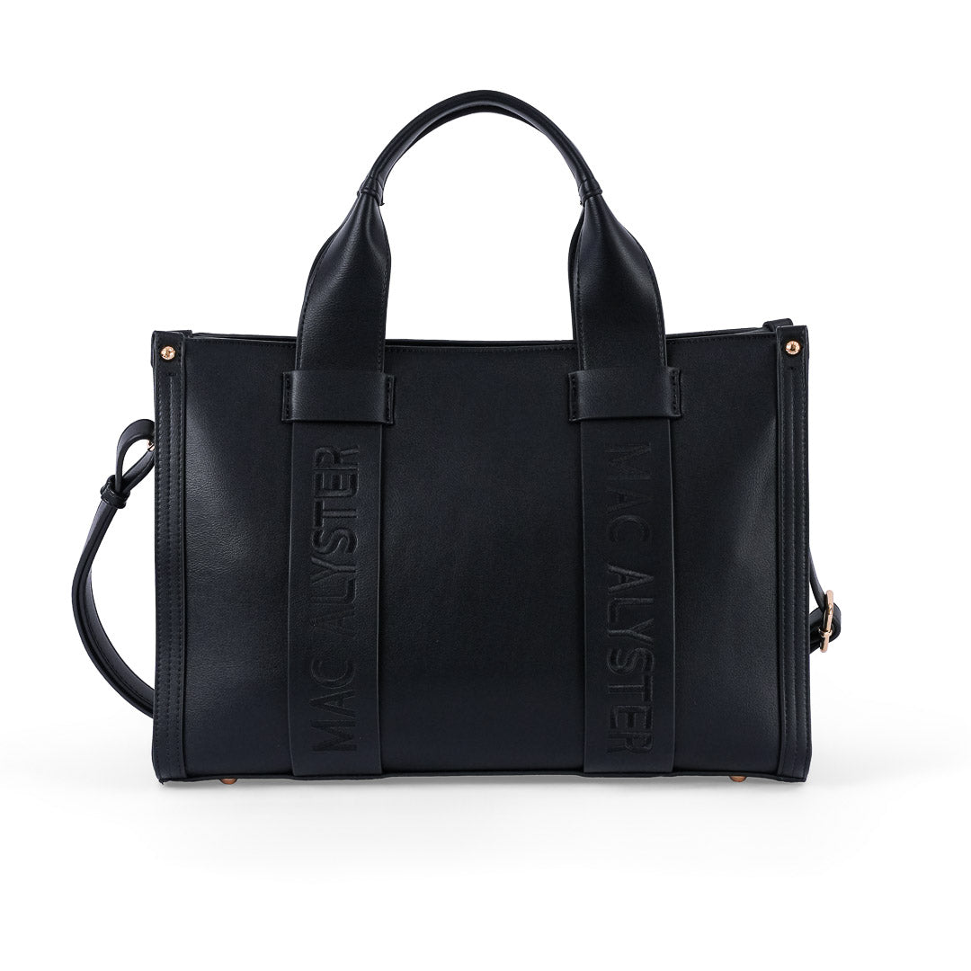 Sac à main Grand Porté Main Basic Clover Mac Alyster Noir