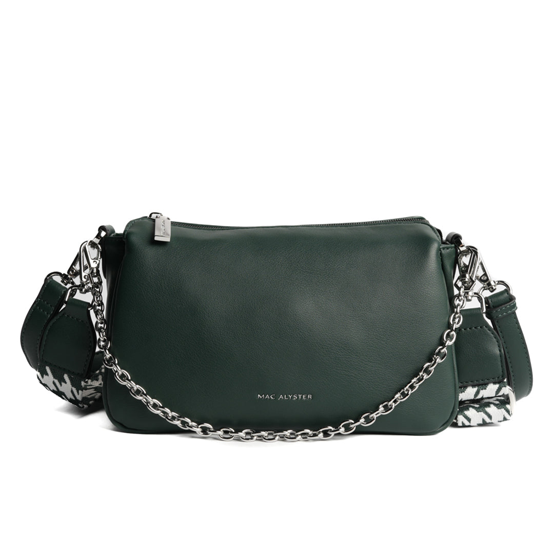 Sac sling MILAN en cuir synthétique SAPIN de face