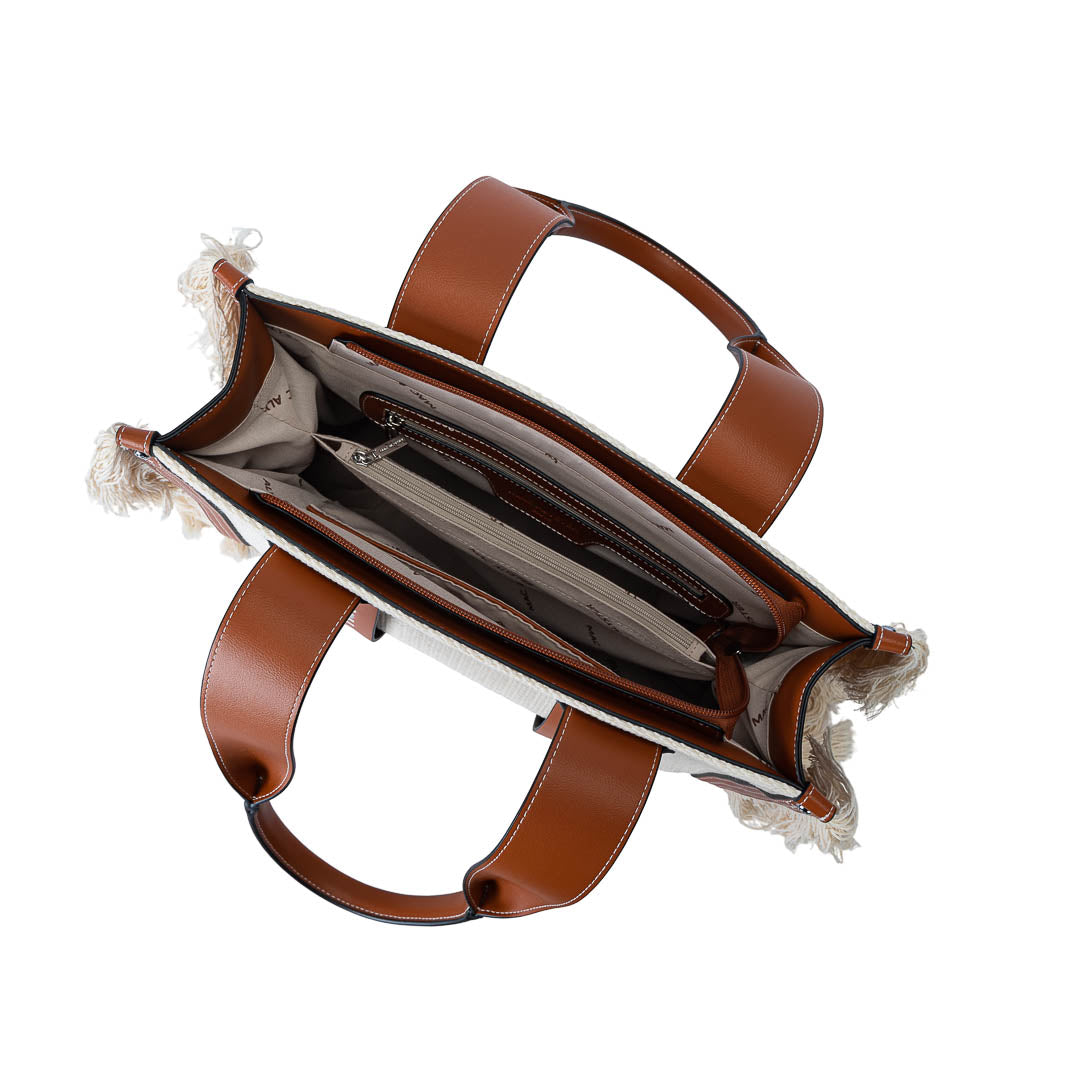 Sac cabas - CLOVER FRANGES