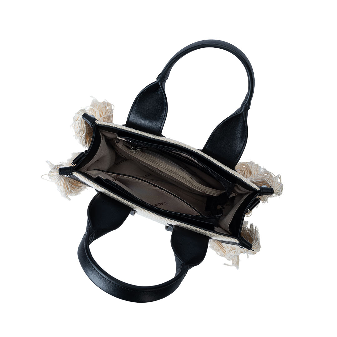 Petit sac cabas - CLOVER FRANGES