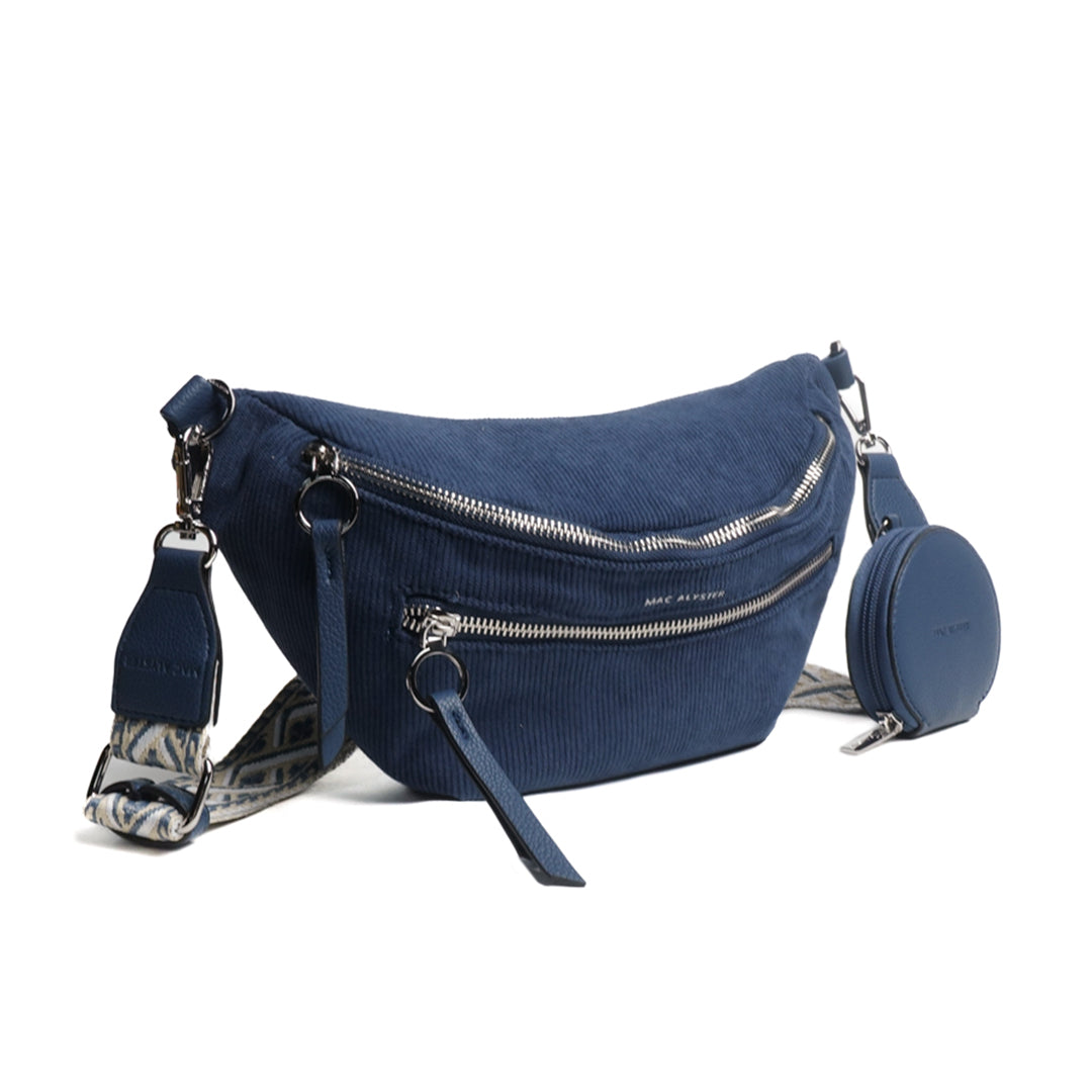 Sac banane double poche VELOURS