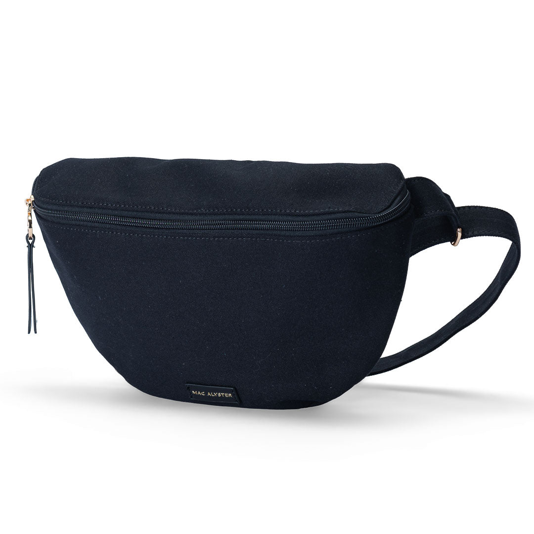 Sac banane M en coton BANANE COTON noir par Mac Alyster