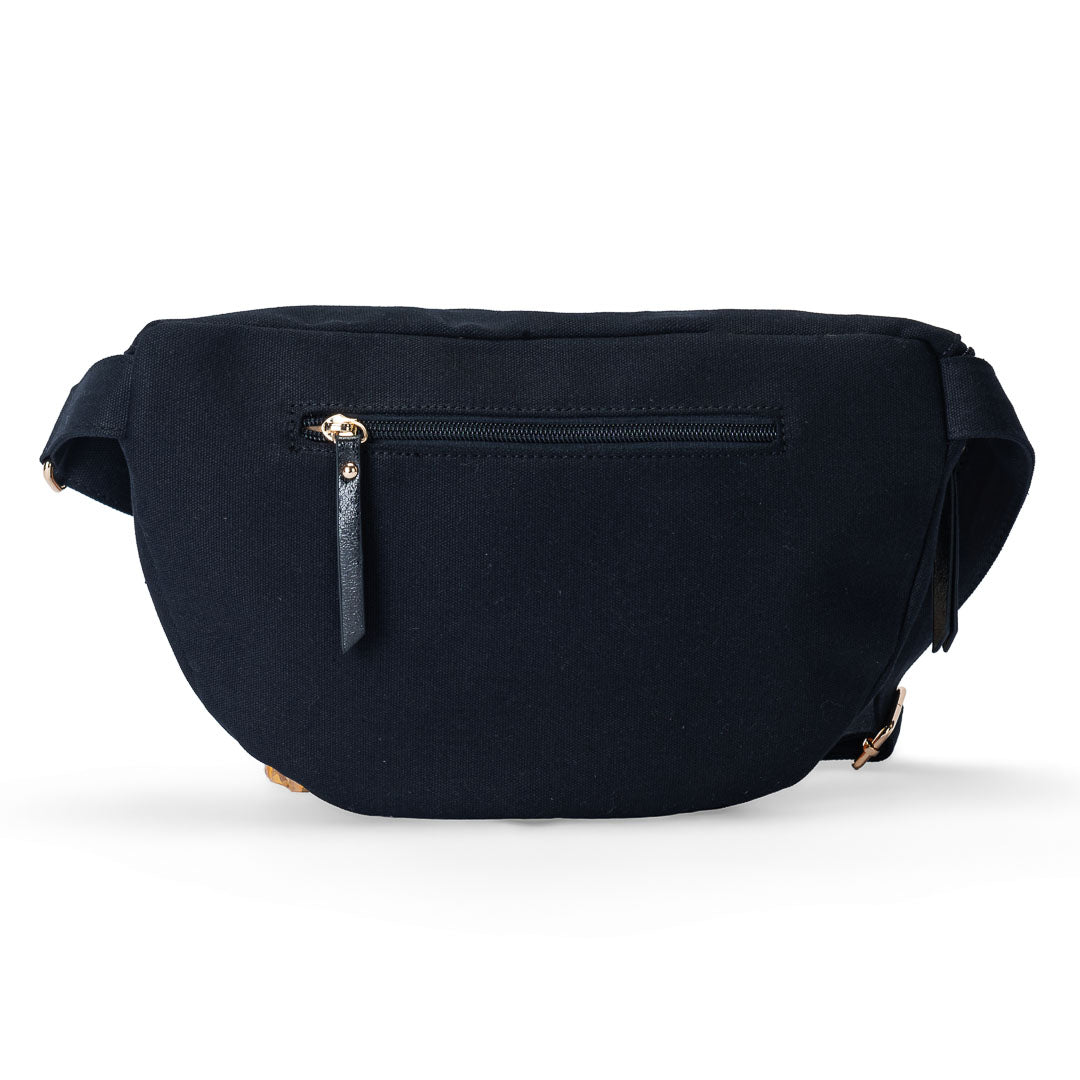Sac banane M en coton BANANE COTON noir par Mac Alyster