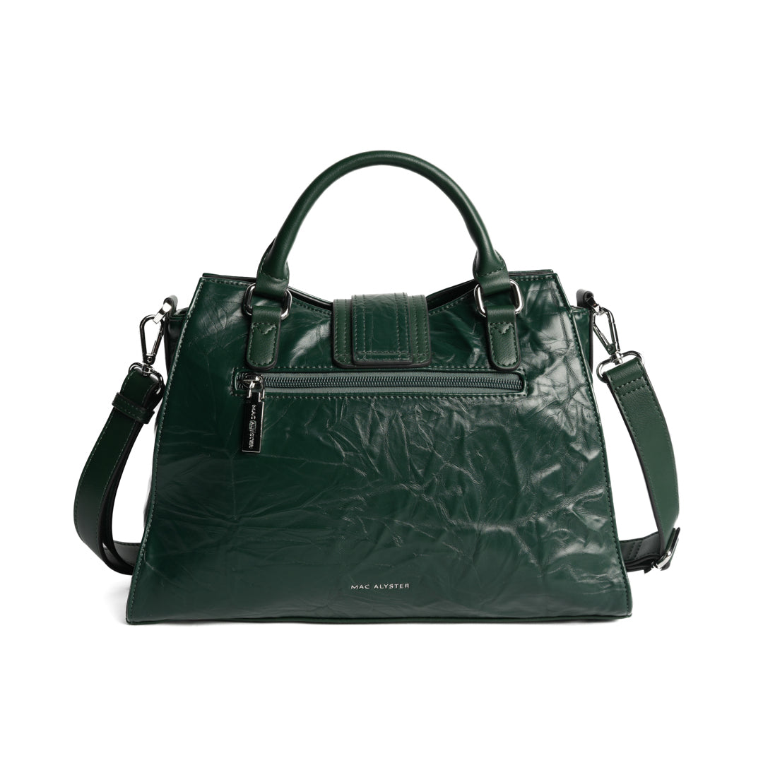 Sac à main ALTER EGO pour femme en cuir synthétique VERT de dos