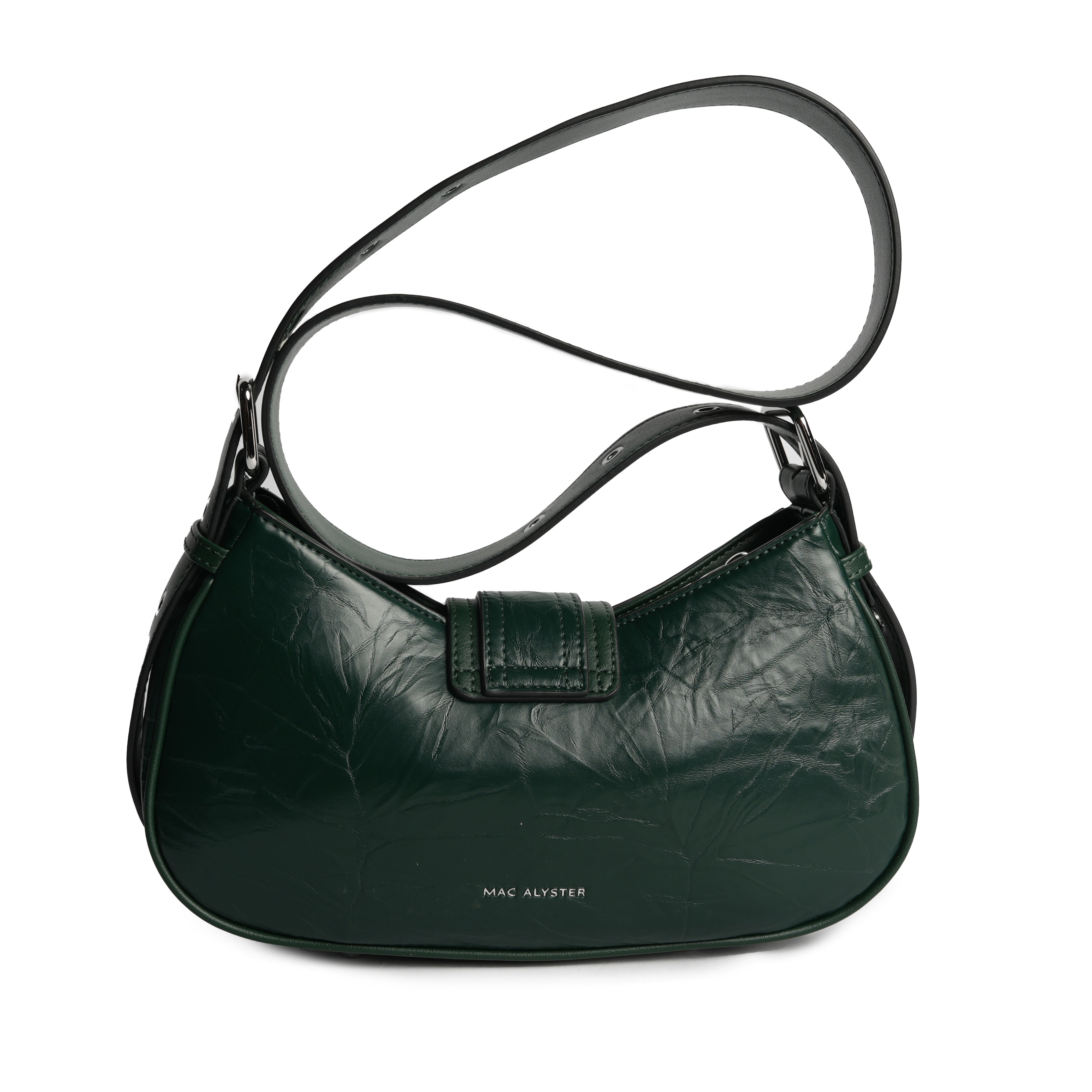 Sac porté épaule ALTER EGO pour femme en cuir synthétique VERT de dos