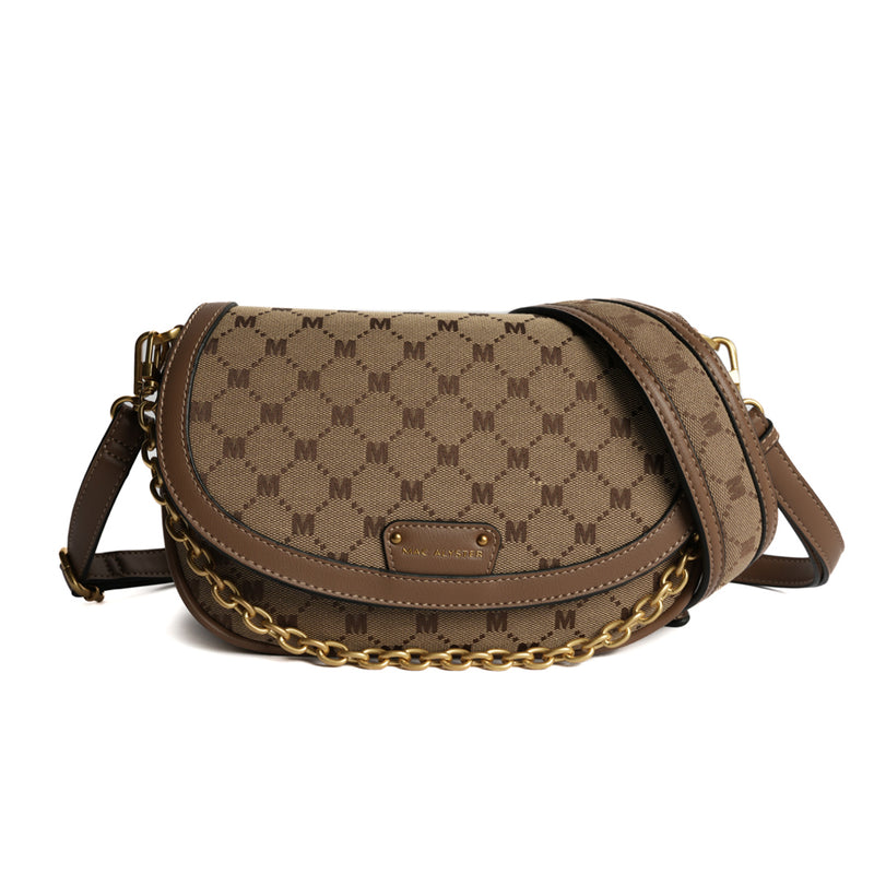 Sac à rabat CLEMENCE taupe Mac Alyster