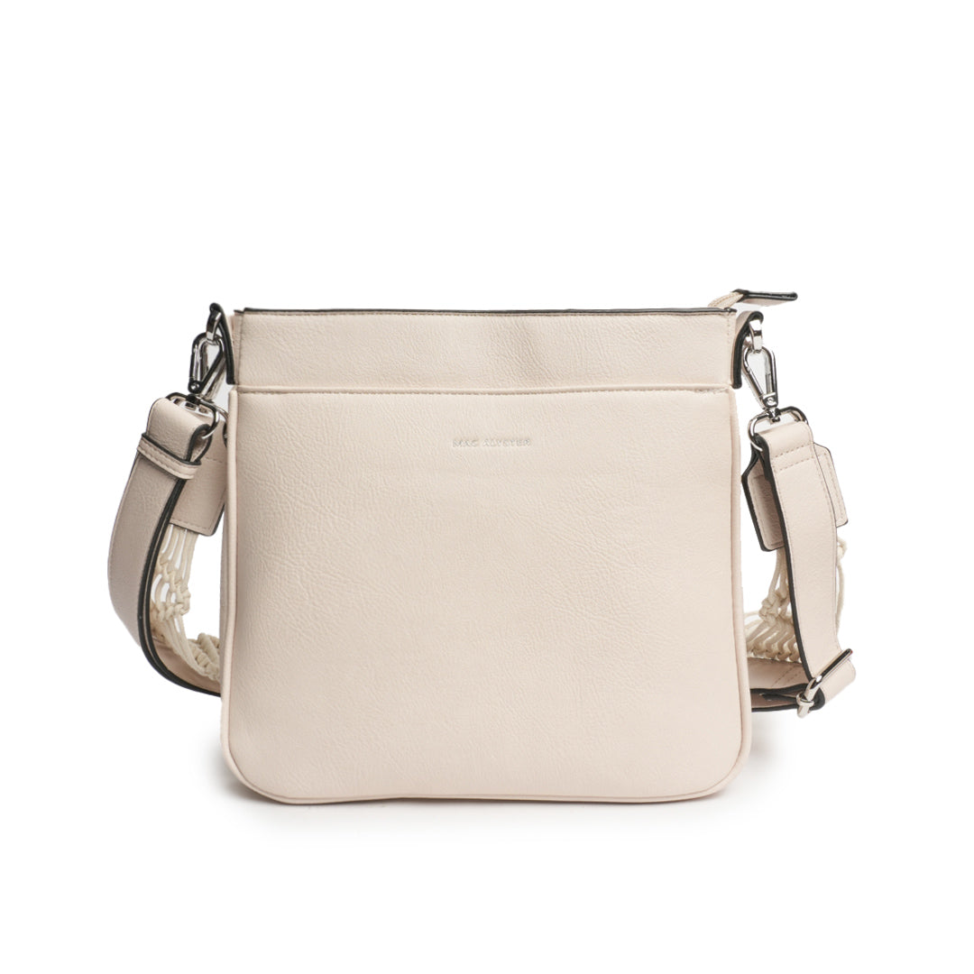 Sac trotteur NYMPHE en matière synthétique BEIGE de face