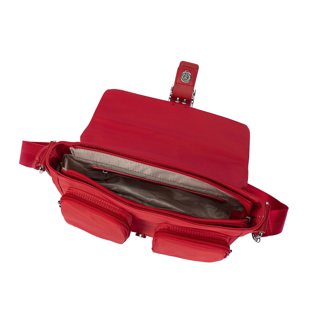 Sac à rabat - LIGNE STUDIO CITY Mac Alyster Rouge