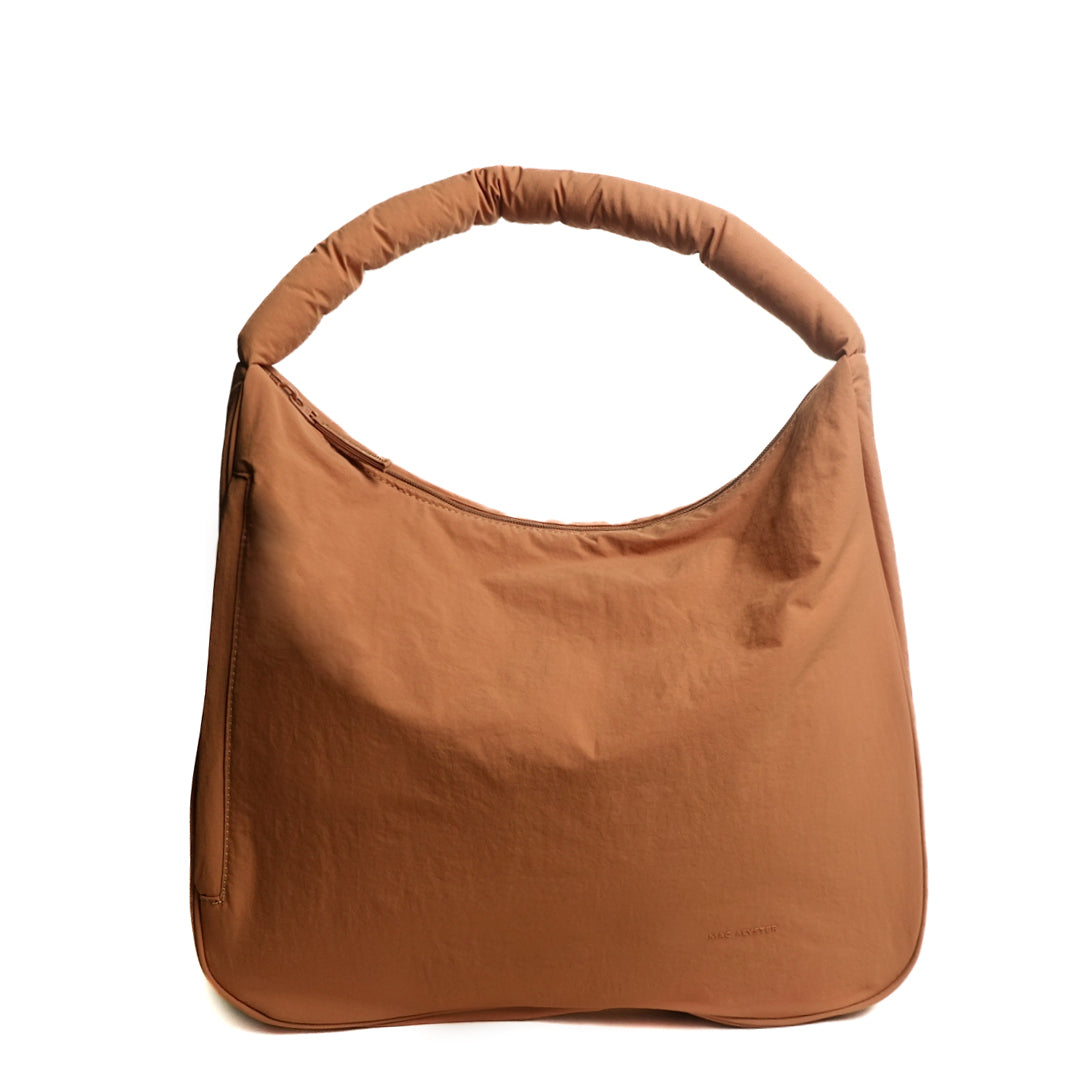 Sac fourre-tout PLUME en cuir synthétique SABLE de face