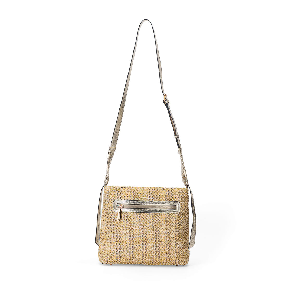 Sac trotteur femme Saint-Malo Mac Alyster petit sac bandoulière doré design moderne