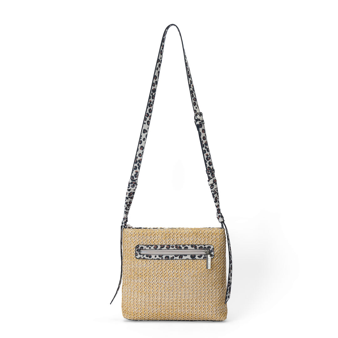 Sac trotteur femme Saint-Malo Mac Alyster petit sac bandoulière léopard design moderne