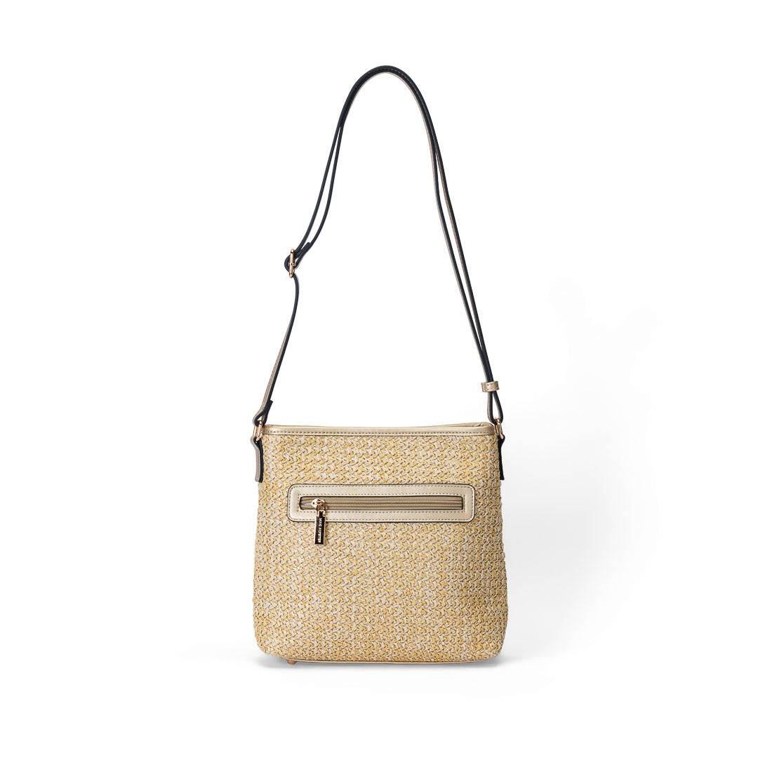 Sac trotteur femme Saint-Martin Mac Alyster doré sac bandoulière compact chic