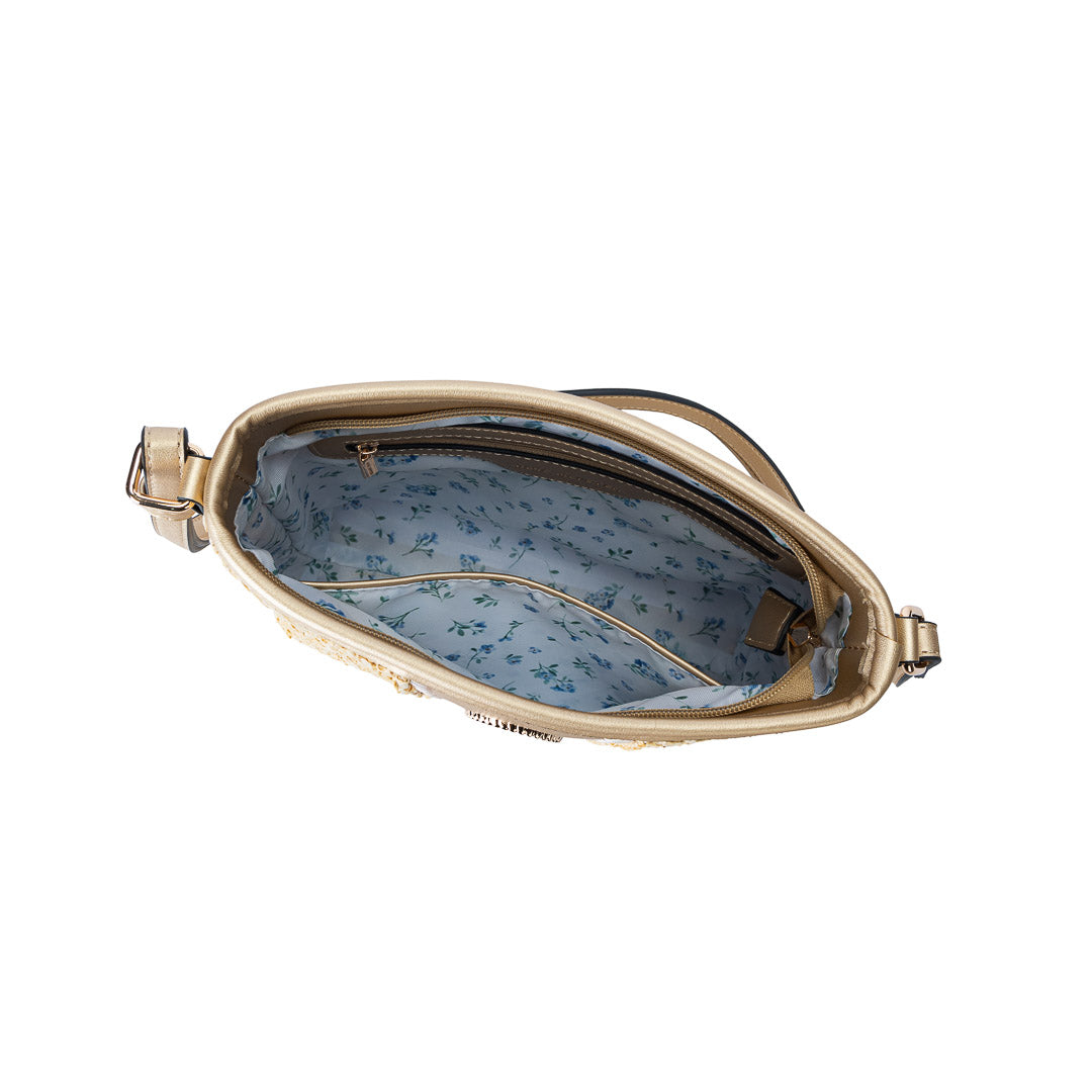 Sac trotteur femme Saint-Martin Mac Alyster doré sac bandoulière compact chic