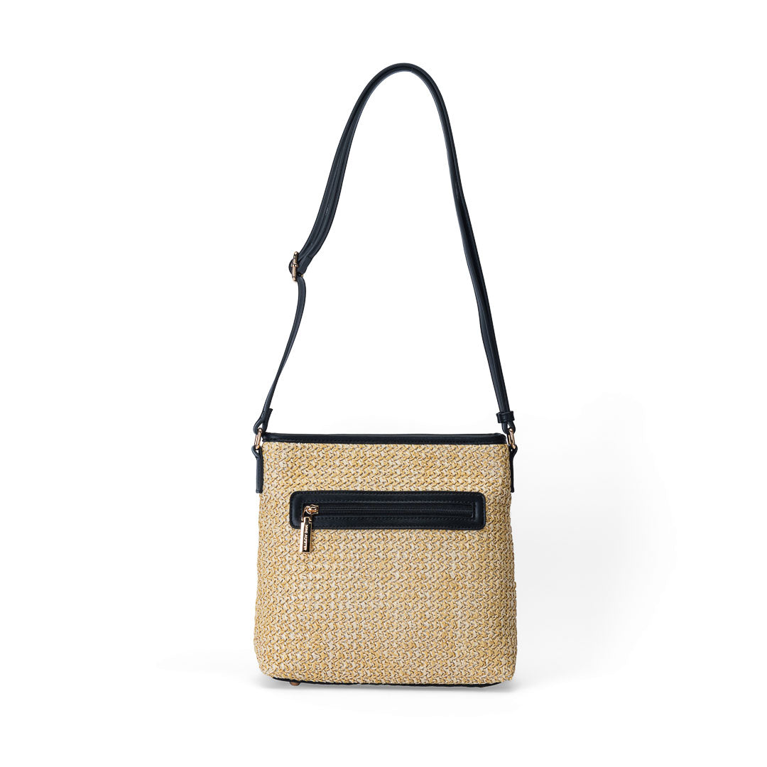 Sac trotteur femme Saint-Martin Mac Alyster noir sac bandoulière compact chic