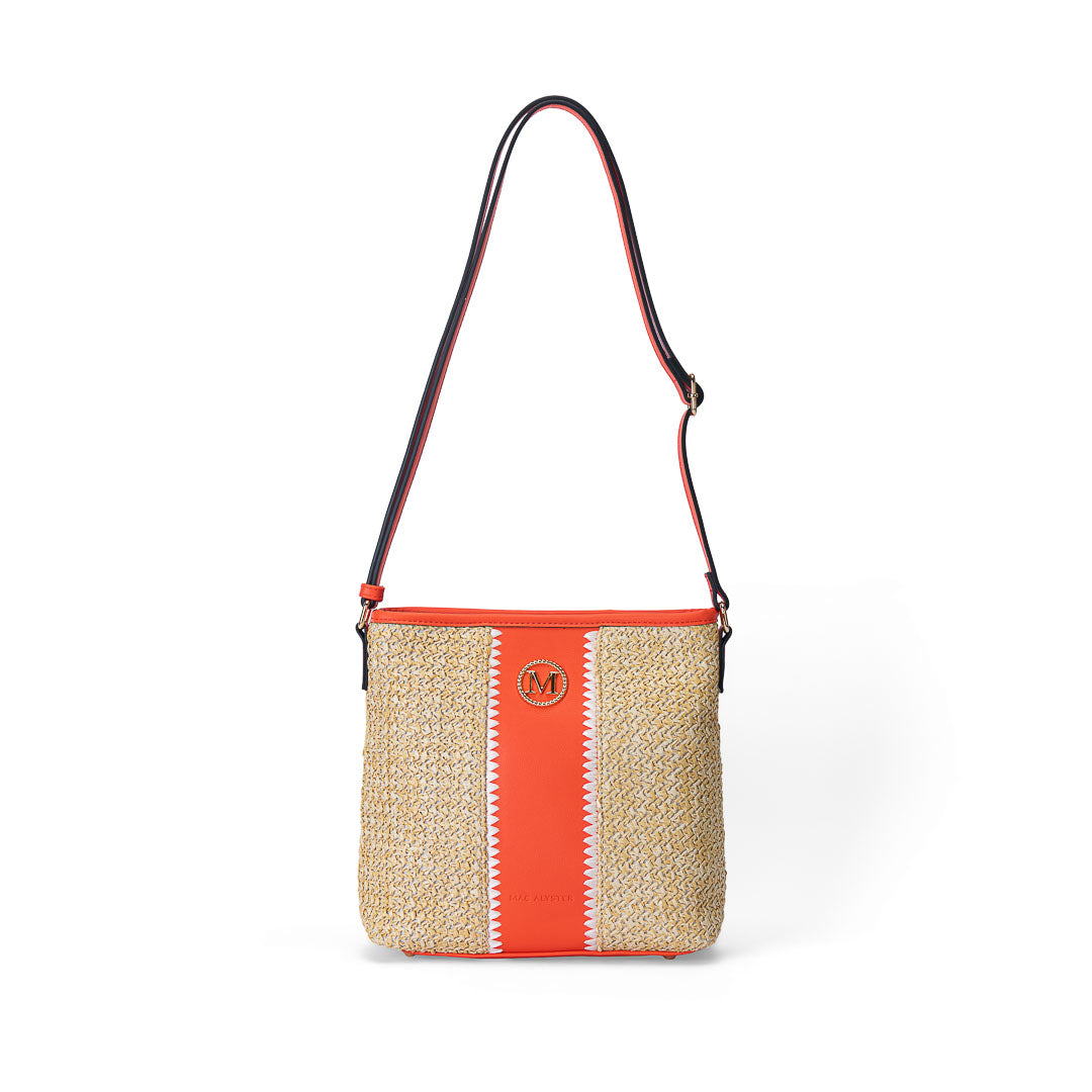 Sac trotteur femme Saint-Martin Mac Alyster orange sac bandoulière compact chic