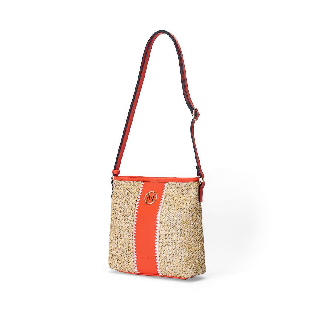 Sac trotteur femme Saint-Martin Mac Alyster orange sac bandoulière compact chic