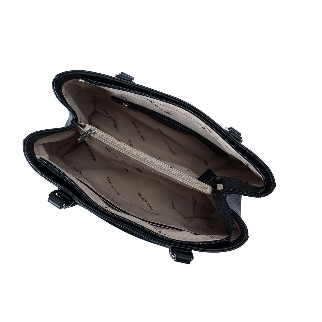 Sac shopping - CONTRASTE par Mac Alyster Noir
