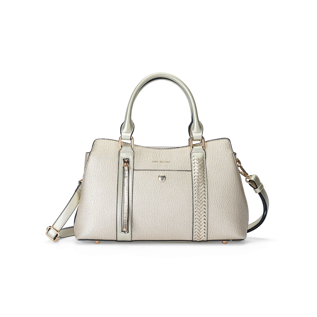Sac porté main + Bandoulière - CONTRASTE par Mac Alyster Champagne