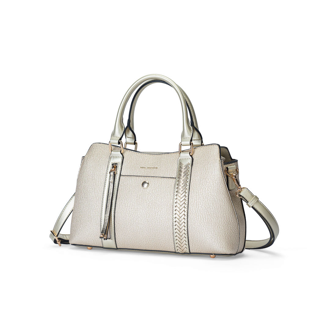 Sac porté main + Bandoulière - CONTRASTE par Mac Alyster Champagne