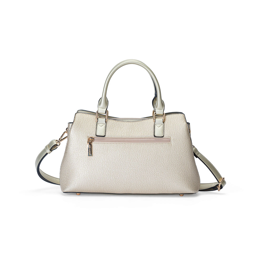 Sac porté main + Bandoulière - CONTRASTE par Mac Alyster Champagne