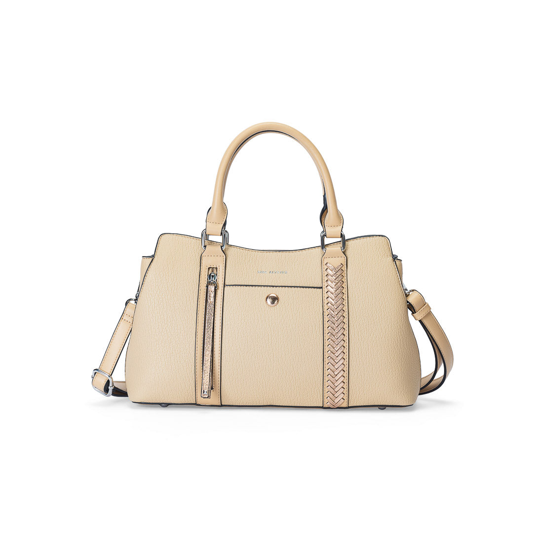 Sac porté main + Bandoulière - CONTRASTE par Mac Alyster Sable