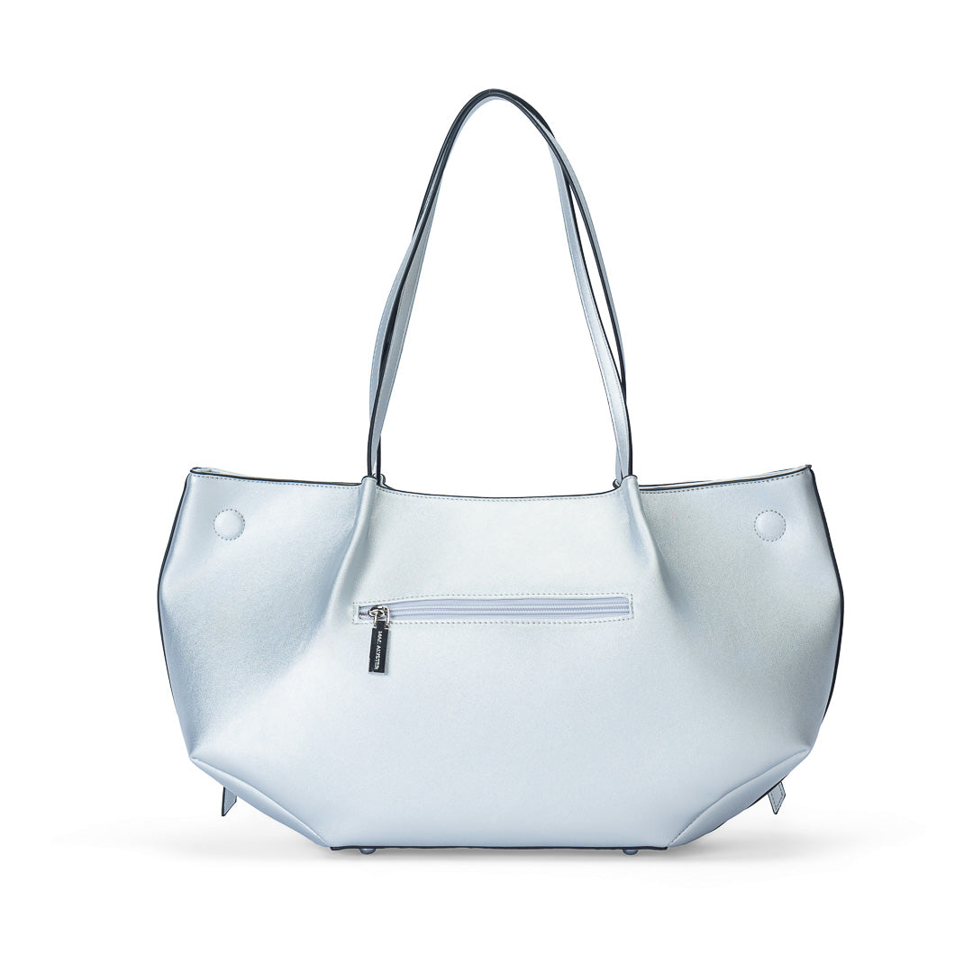 Sac cabas TENTATION argent par Mac Alyster, vue de dos