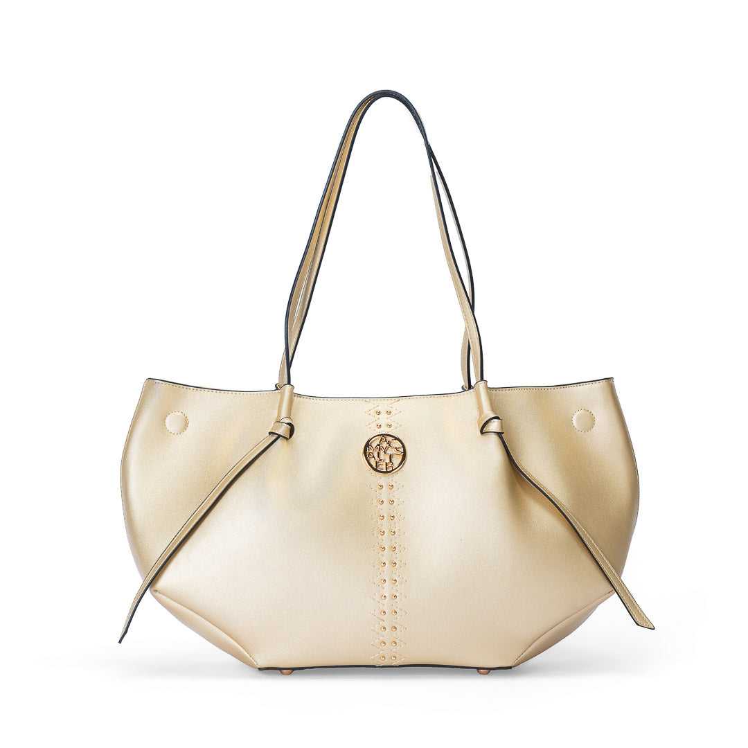 Sac cabas TENTATION champagne par Mac Alyster, vue de face