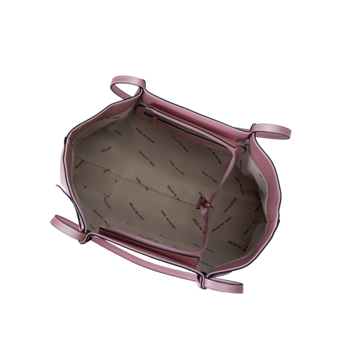 Sac cabas TENTATION lilas par Mac Alyster, vue intérieur