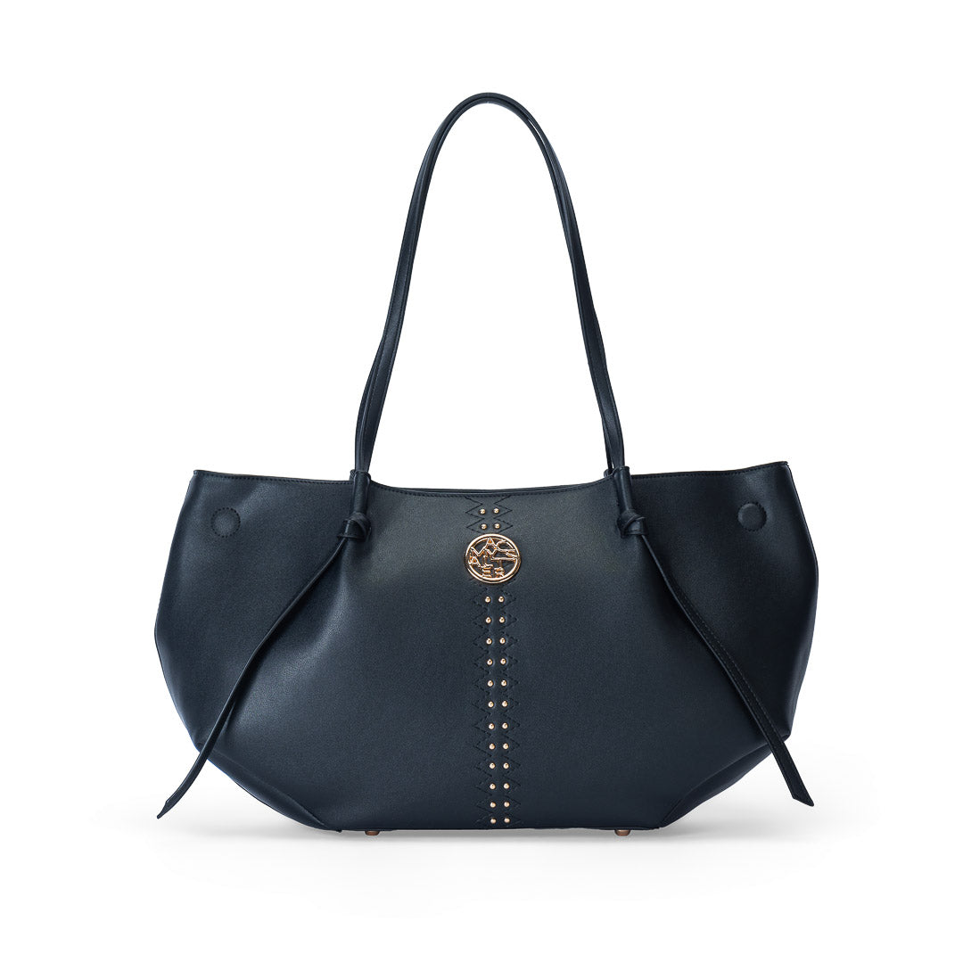 Sac cabas TENTATION noir par Mac Alyster, vue de face