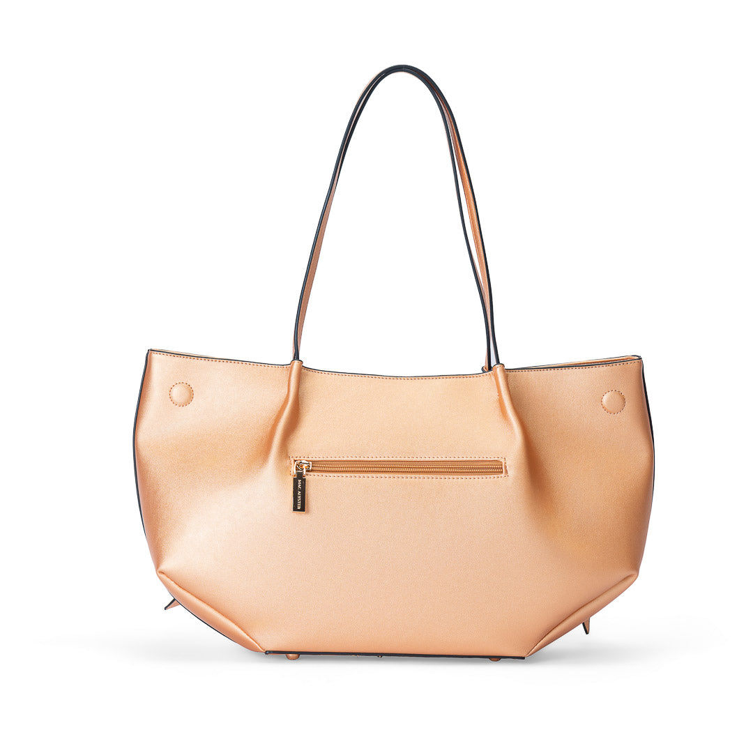 Sac cabas TENTATION or rosé par Mac Alyster, vue de dos