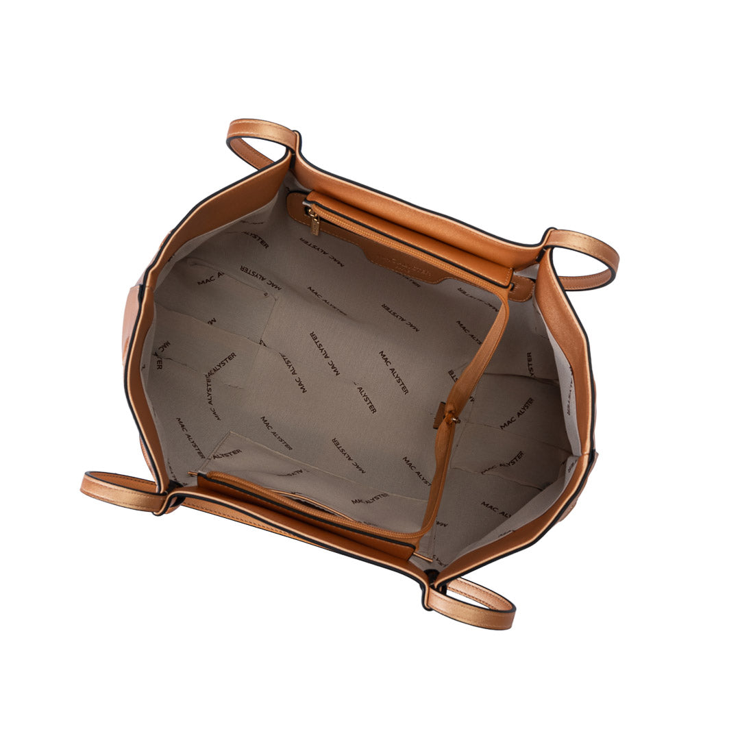 Sac cabas TENTATION or rosé par Mac Alyster, vue intérieur